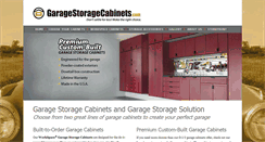 Desktop Screenshot of garagestoragecabinets.com